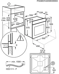 Духова шафа Electrolux EOF5C50BZ - мініатюра 2