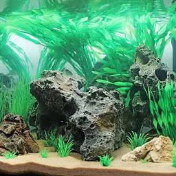 Декорація камінь з отворами Hobby Cavity Stone dark 1 16x8x16 см (40145) - мініатюра 4