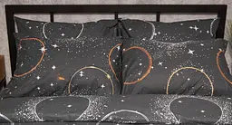 Набір наволочок Moon&Star Бязь Gold Люкс Cosmic Glow 40х40 см 2 шт