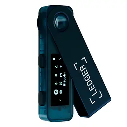 Апаратний гаманець для криптовалют Ledger Nano S Plus Sapphire Blue (LNSPSB)