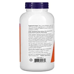 Натуральна добавка NOW Nutritional Yeast, 284 грами - мініатюра 2