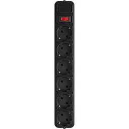Мережевий фільтр Gembird SPG6-G-6B Black [128823] - мініатюра 1