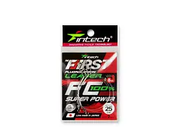 Повідець INTECH флюорокарбон 0,45мм 8кг 25см (2шт/уп) FC First Leader