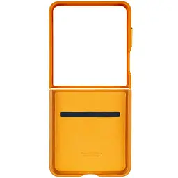 Шкіряний чохол Leather Case (AAA) для Samsung Galaxy Z Flip7 Brown - мініатюра 3