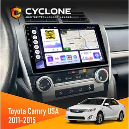 Штатна магнітола Toyota Camry 2011-2015 USA Cyclone C10-011 4x64, DSP Cyclone (НФ-00005303)