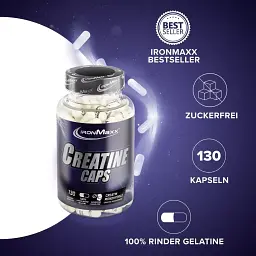 Креатин IronMaxx Creatin 130 капсул - мініатюра 2