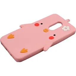 Чохол-накладка Toto Silicon Сartoon Network Chicken Case Xiaomi Redmi 5 Pink - мініатюра 4