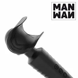 Мастурбатор-вібромасажер Manwan MAN.WAND, відмінно для пар, вібро-мінет, 20 режимів - мініатюра 4