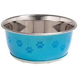 Flamingo Bowl Selecta+Paw фламінго боул селекта поу місце для собак і кішок з малюнком лапи, нержавійка