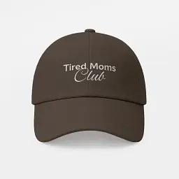 Кепка «Tired Moms Club» коричнева - мініатюра 6