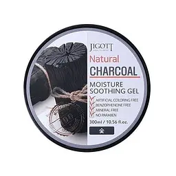 Універсальний гель Jigott Natural Charcoal Moisture Soothing Gel з вугіллям