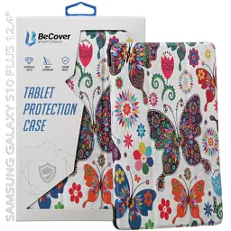 Чохол до планшета BeCover Smart Case Samsung Galaxy Tab S10 Plus (SM-X820/SM-X826) 12.4" Butterfly (712241) - мініатюра 6