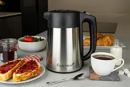 Vektra VEK-1506 Вакуумна ізоляція екологічно чистий бездротовий чайник Easy Pour, 1,5 літра, нержавіюча сталь - мініатюра 2