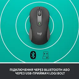 Миша бездротова Logitech Signature M650 Graphite (910-006253) - мініатюра 5