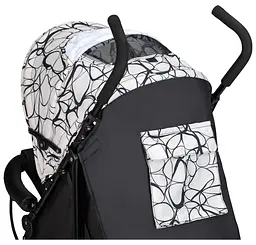 Коляска для дитини прогулянкова FreeON Simple Black-White - мініатюра 4