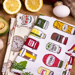 Набір рушників MirSon №635 Fun kitchen 50х30 см 2 шт. (2200006740575) - мініатюра 2