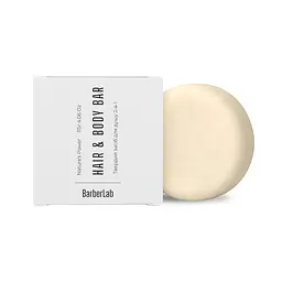 Твердий засіб для душу 2-в-1 Nature's Power Hair & Body Bar BarberLab 115 г