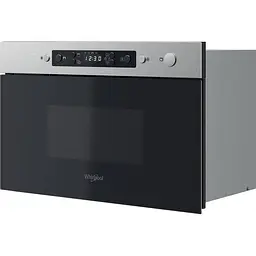 Мікрохвильова піч вбудована Whirlpool 22л 750Вт гриль дисплей нерж