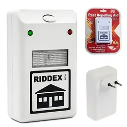 Екологічно безпечний ультразвуковий відлякувач комах та гризунів RIDDEX Pest Repelling