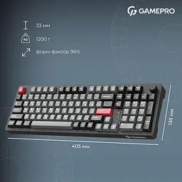 Клавіатура GamePro Asgard Drakkar (MK305BK) - мініатюра 12