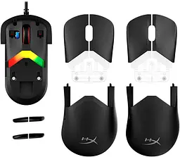 Миша HyperX Pulsefire Saga Black (A2PB3AA) - мініатюра 8