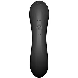 Вакуумний стимулятор з вібрацією Satisfyer Curvy Trinity 4 Black - мініатюра 3