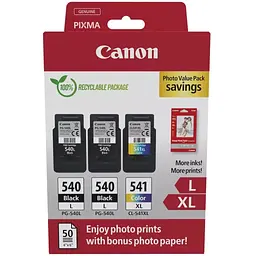 Картридж Canon PG-540 Multipack PG-540L*2/CL-541XL 2xBK Color + GP-501 Glossy Paper (5224B015)