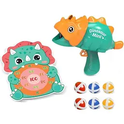 Інтерактивна гра Dinosaur Athletics Gun на липучках + мішень Green