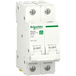 Автоматичний вимикач Schneider Electric RESI9 6kA 2P 40A C (R9F12240)
