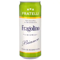 Уцінка. Напій винний Fratelli Fragolino Bianco, 6,9%, 0,33 л (828585)