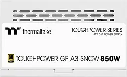 Блок живлення Thermaltake Thermaltake GF A3 Snow 850W 80+ Gold (PS-TPD-0850FNFAGE-N) - мініатюра 3