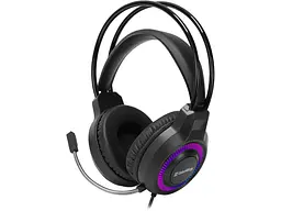 Наушники с микрофоном ColorWay GlowCore RGB Black (CW-HPG02BK)