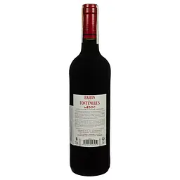 Вино Baron Des Fontenilles Medoc, червоне, сухе, 0,75 л - мініатюра 2