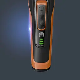 Машинка для стрижки Rowenta Sport Collection, акум., роторний мотор, насадок-2, кейс, сталь, чорно-помаранчевий - мініатюра 7