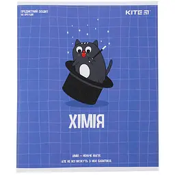 Зошит предметний Kite Cat хімія 48 аркушів клітинка софт тач гібридний лак упаковка 8 шт. (K23-240-22)