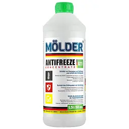 Антифриз Molder концентрат зелений 1.5 л (UKF - 015 - G11GRN) - мініатюра 2