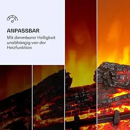Камін електричний Klarstein Lienz 1800W (10034123) - мініатюра 5
