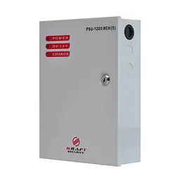 Джерело безперебійного живлення Kraft PSU-1205/8CH(B) (41-00037) - мініатюра 1