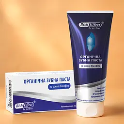 Зубна паста органічна Bisheffect 75 мл, натуральна без фтору з бішофітом та екстрактами трав - мініатюра 2