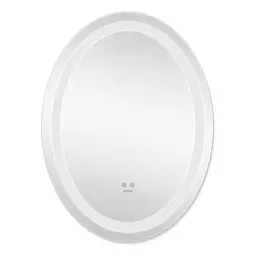 Дзеркало Kroner KRP Spiegel VO1 - 5070 з LED-підсвічуванням та антизапітнінням CV030040, Білий - мініатюра 4
