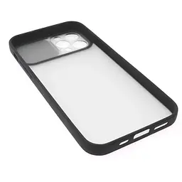 Чохол UFT для iPhone 12 Pro Max силіконовий зі шторкою, що захищає камеру Black - мініатюра 3