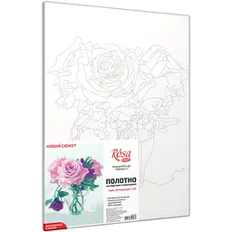 Полотно на картоні з контуром Rosa Start Натюрморт №35 30х40 бавовна акрил - мініатюра 4