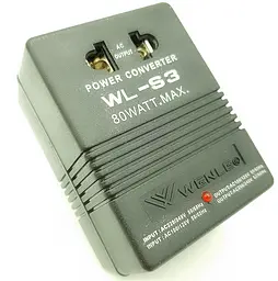 Перетворювач напруги 2в1 інвертор 220V на 110V конвертор 110V на 220V 80 Вт UKC WL-S3 - мініатюра 4