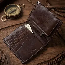 Чоловіче портмоне Tony Perotti Italico 2310 moro (90597) Коричневе - мініатюра 5