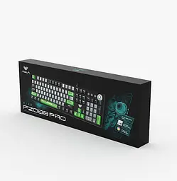 Клавіатура ігрова механічна Aula Mechanical F-2088 PRO Black-Gray, +10 keys Green, KRGD Blue - мініатюра 5