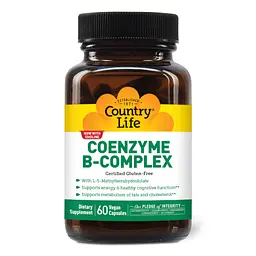 Вітаміни та мінерали Country Life Coenzyme B-Complex, 60 вегакапсул