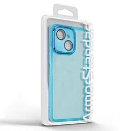 Защитный чехол для TECNO Spark 40C 4G, Shade, синий, TPU+PC, матовый, защита всего корпуса, панель-накладка, противоударный, с высокими бортами, амортизирует удары при падениях, ArmorStandart (ARM87904) - мініатюра 3