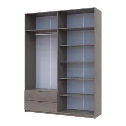 Шафа розпашна для одягу Doros Лукас Канноло/Канноло 180х50х240 (44900367) - мініатюра 4