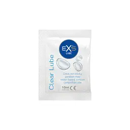 Лубрикант EXS Clear Lube прозорий 10 мл 100 шт - мініатюра 1