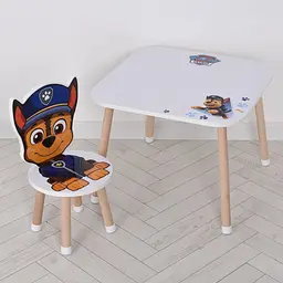 Дерев'яний дитячий столик Bambi M 502-3 зі стільчиком
